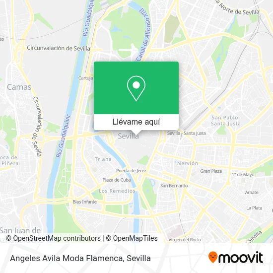 Mapa Angeles Avila Moda Flamenca