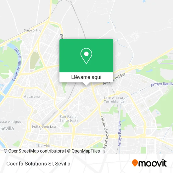 Mapa Coenfa Solutions Sl