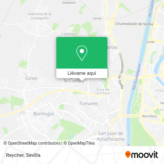 Mapa Reycher