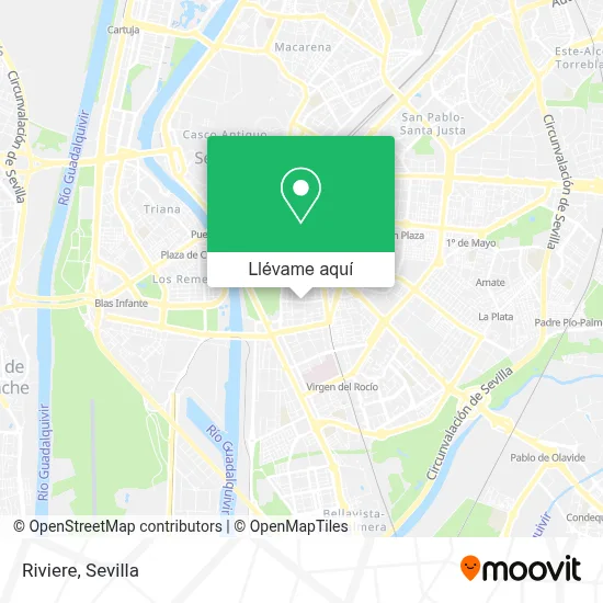 Mapa Riviere