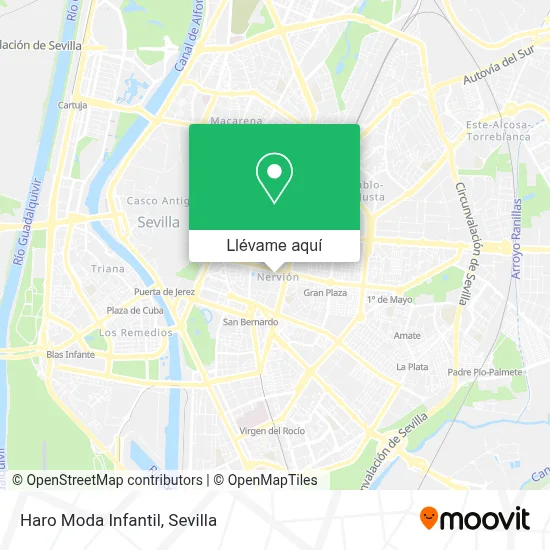 Mapa Haro Moda Infantil