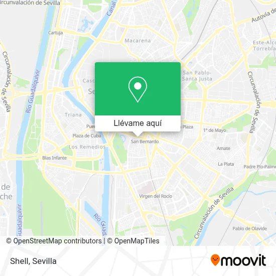 Mapa Shell