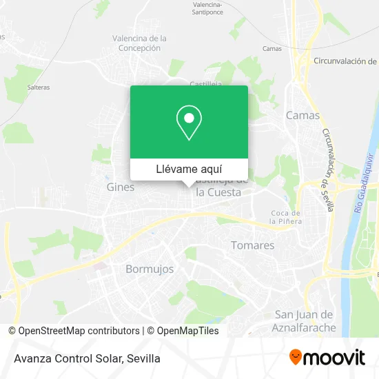 Mapa Avanza Control Solar