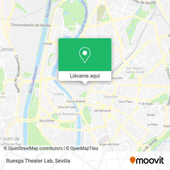 Mapa Ruesga Theater Lab