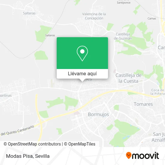 Mapa Modas Pisa