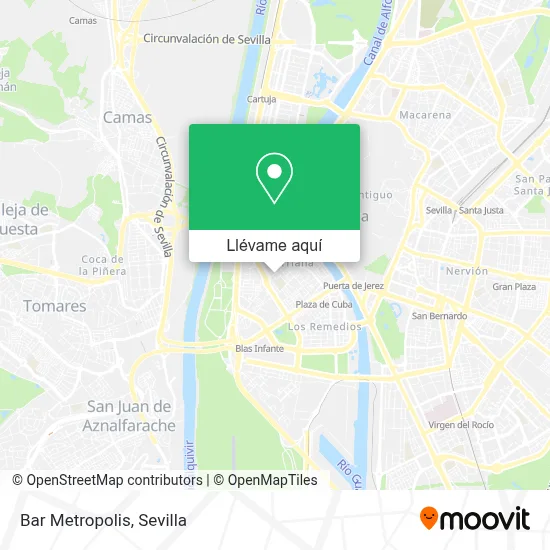 Mapa Bar Metropolis