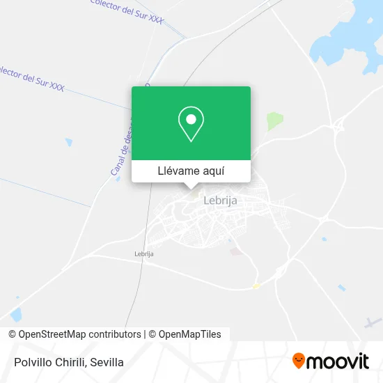Mapa Polvillo Chirili