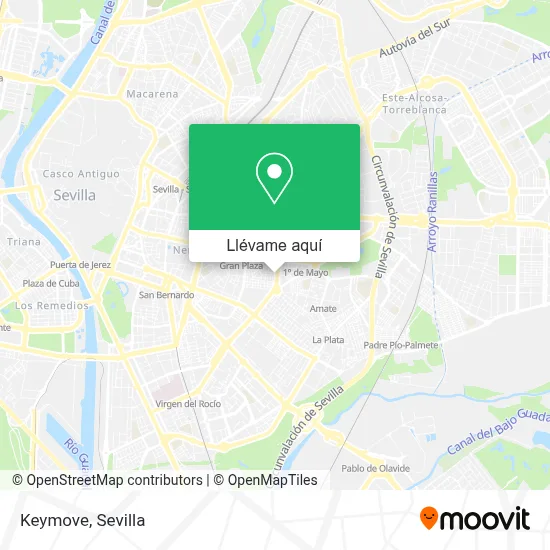 Mapa Keymove