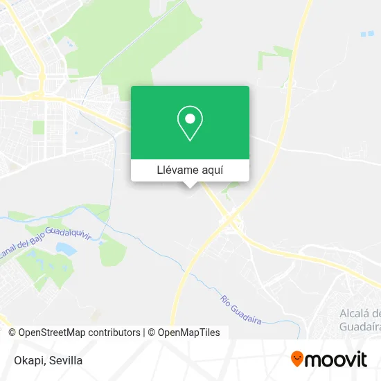 Mapa Okapi