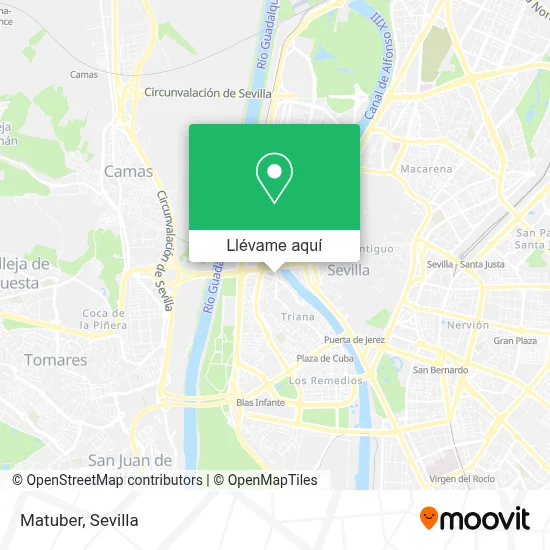 Mapa Matuber