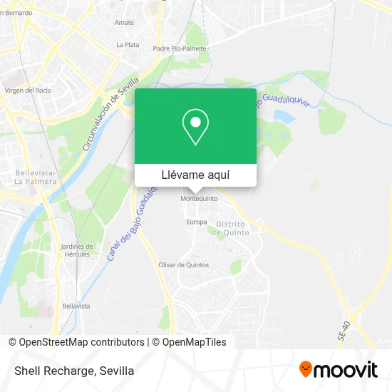Mapa Shell Recharge