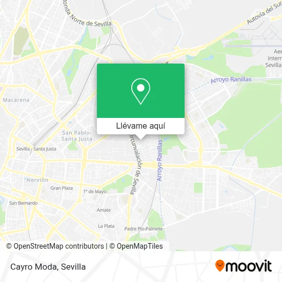 Mapa Cayro Moda