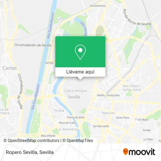 Mapa Ropero Sevilla