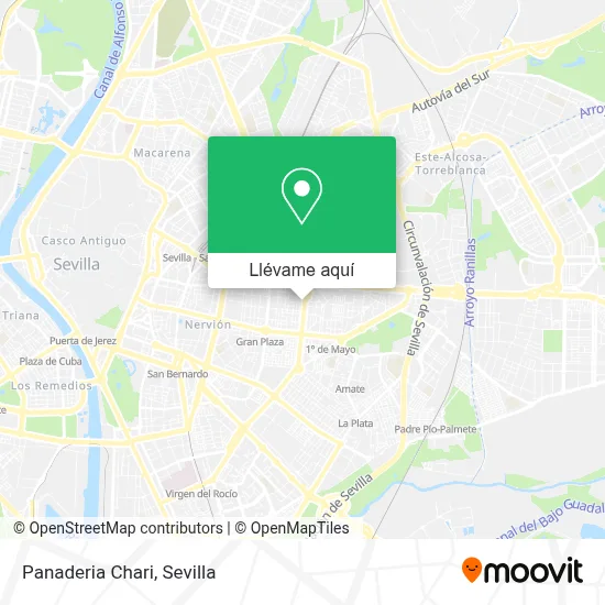 Mapa Panaderia Chari