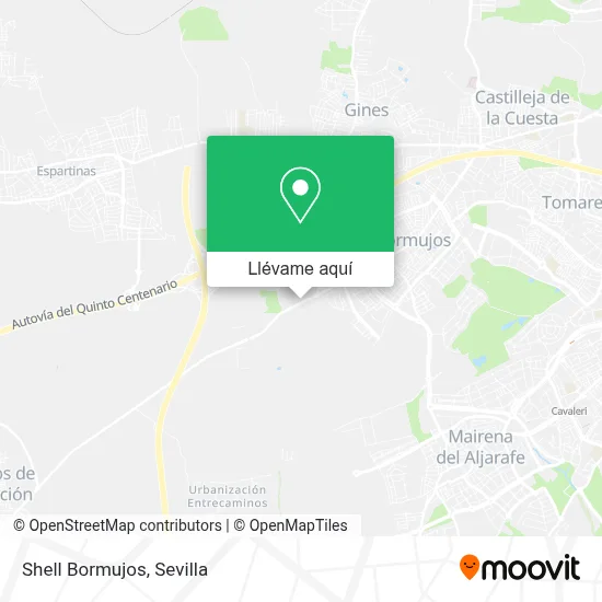 Mapa Shell Bormujos
