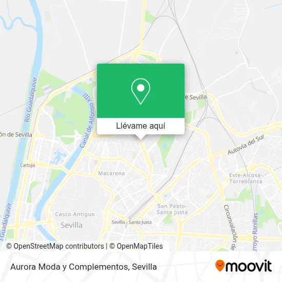 Mapa Aurora Moda y Complementos