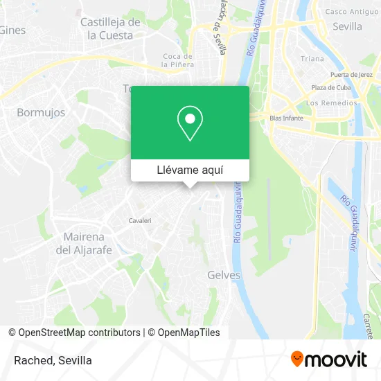 Mapa Rached