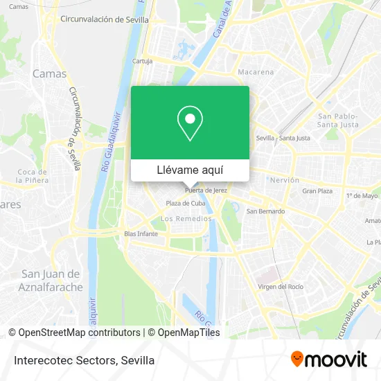 Mapa Interecotec Sectors