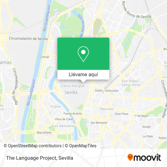 Mapa The Language Project