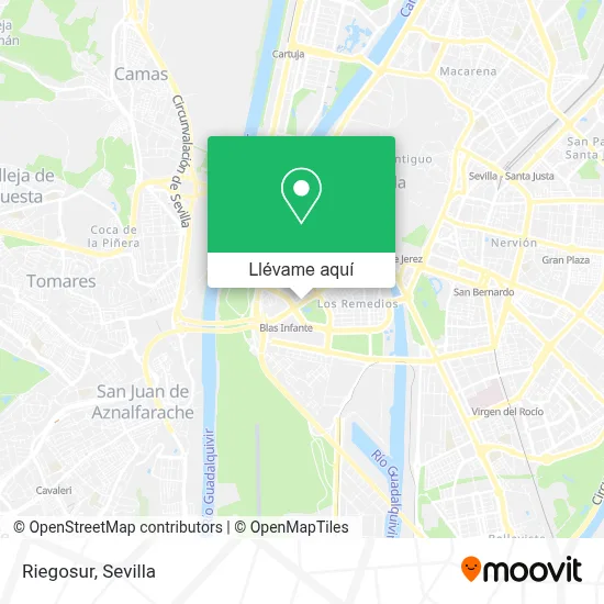 Mapa Riegosur