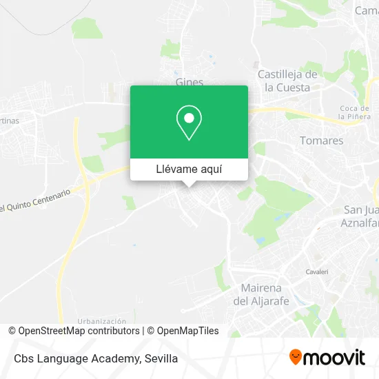 Mapa Cbs Language Academy