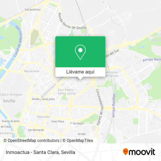Mapa Inmoactua - Santa Clara
