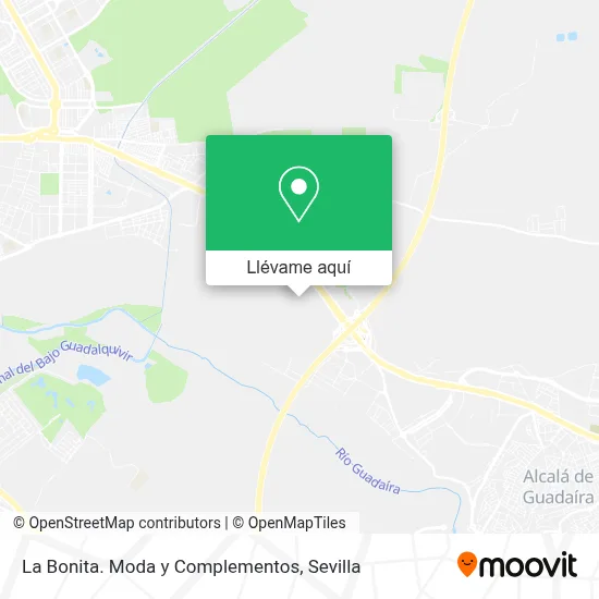 Mapa La Bonita. Moda y Complementos