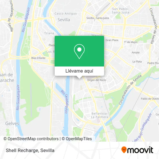 Mapa Shell Recharge
