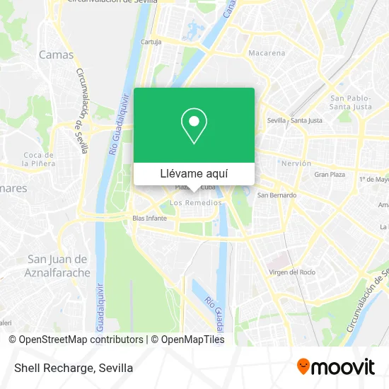 Mapa Shell Recharge