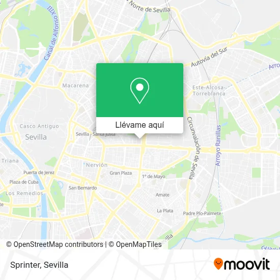 Mapa Sprinter