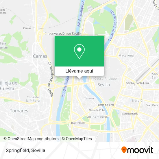 Mapa Springfield