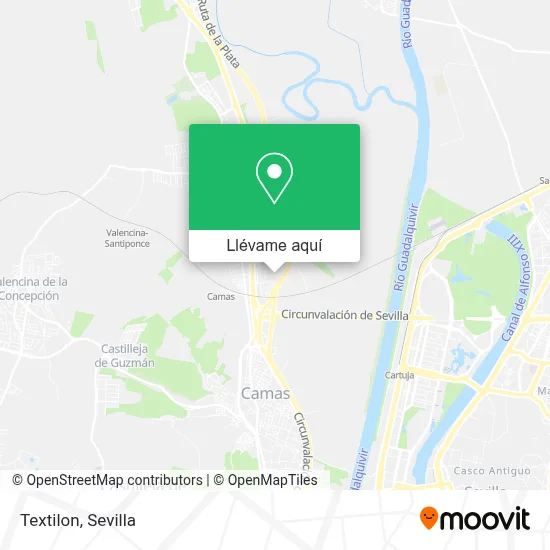 Mapa Textilon
