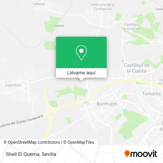 Mapa Shell El Quema