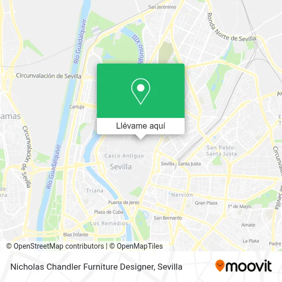 Mapa Nicholas Chandler Furniture Designer