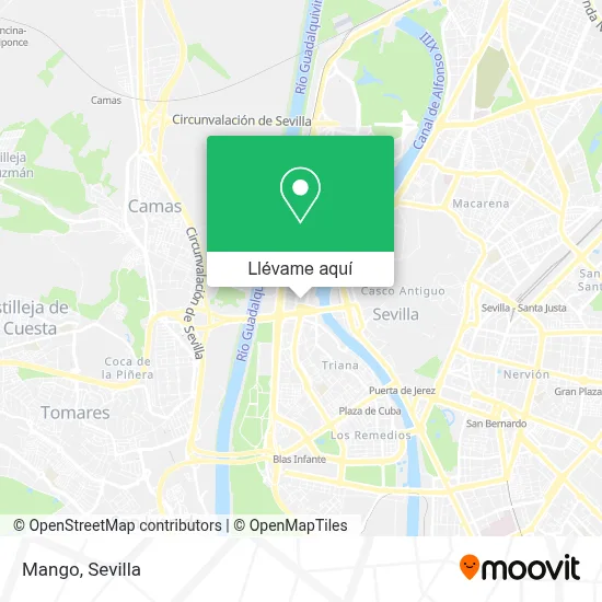Mapa Mango