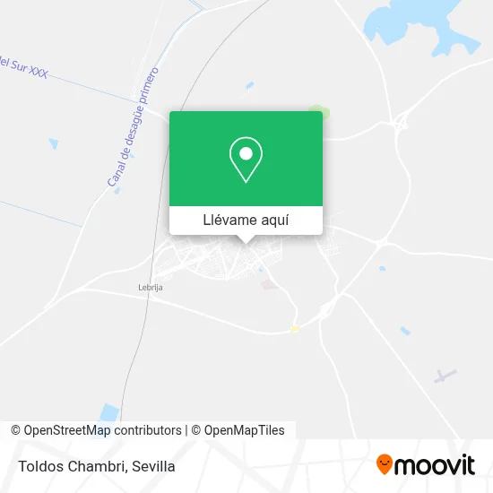 Mapa Toldos Chambri