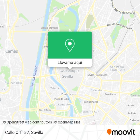 Mapa Calle Orfila 7