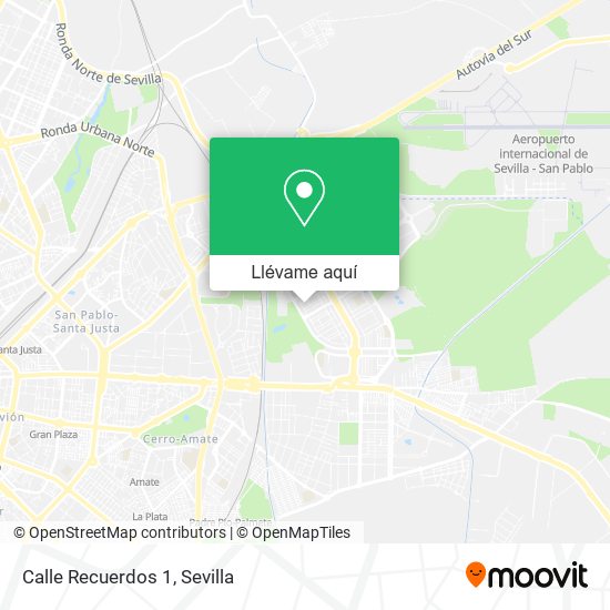 Mapa Calle Recuerdos 1