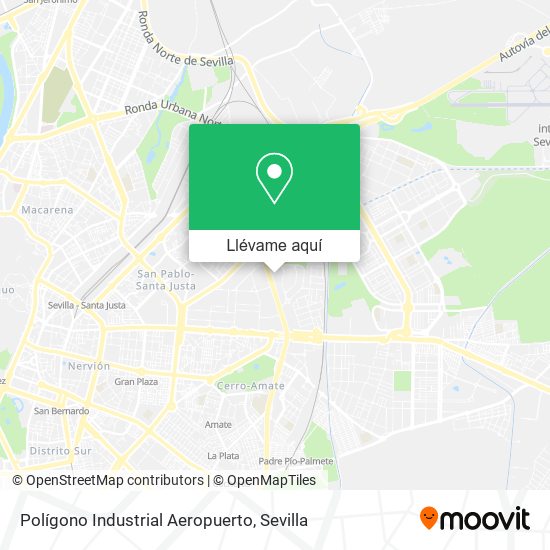Mapa Polígono Industrial Aeropuerto