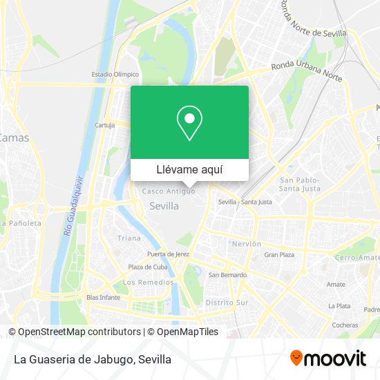 Mapa La Guaseria de Jabugo
