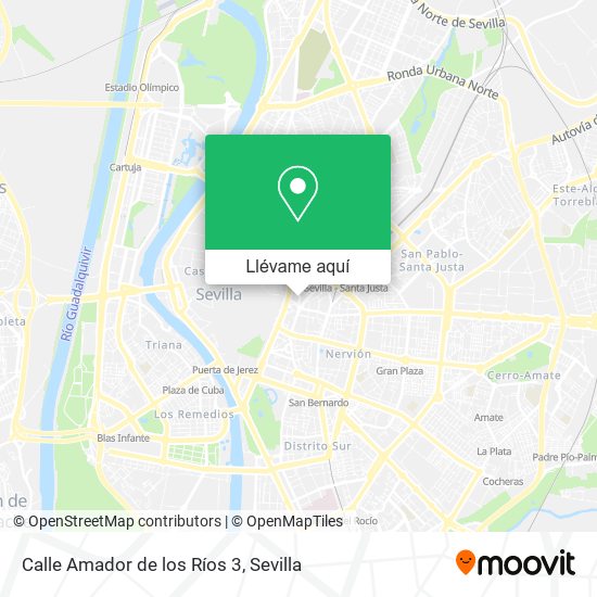 Mapa Calle Amador de los Ríos 3