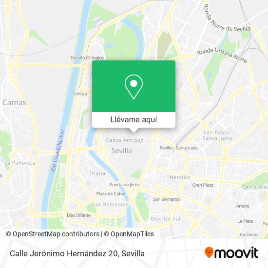 Mapa Calle Jerónimo Hernández 20