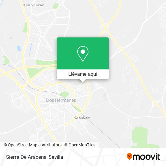 Mapa Sierra De Aracena
