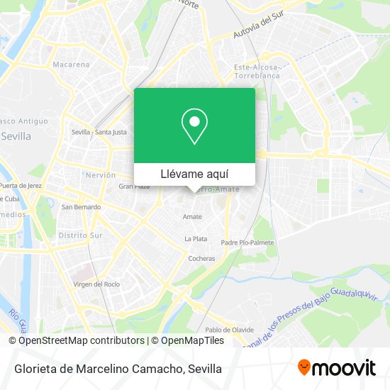 Mapa Glorieta de Marcelino Camacho