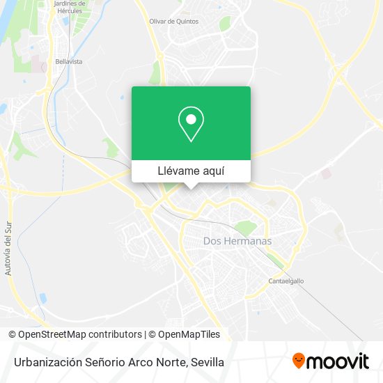 Mapa Urbanización Señorio Arco Norte