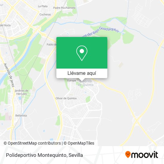 Mapa Polideportivo Montequinto