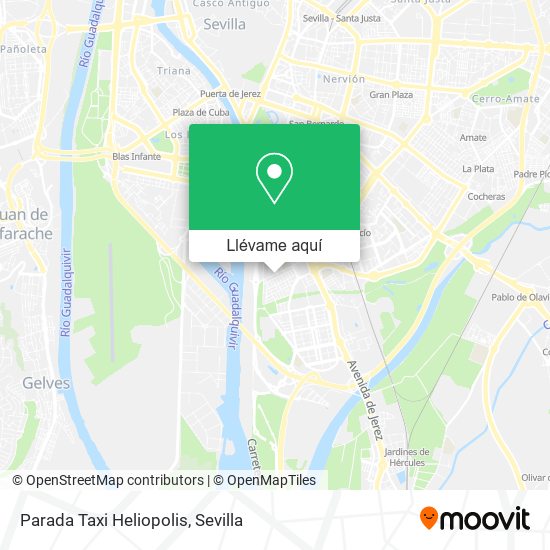 Mapa Parada Taxi Heliopolis