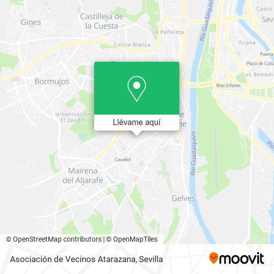 Mapa Asociación de Vecinos Atarazana