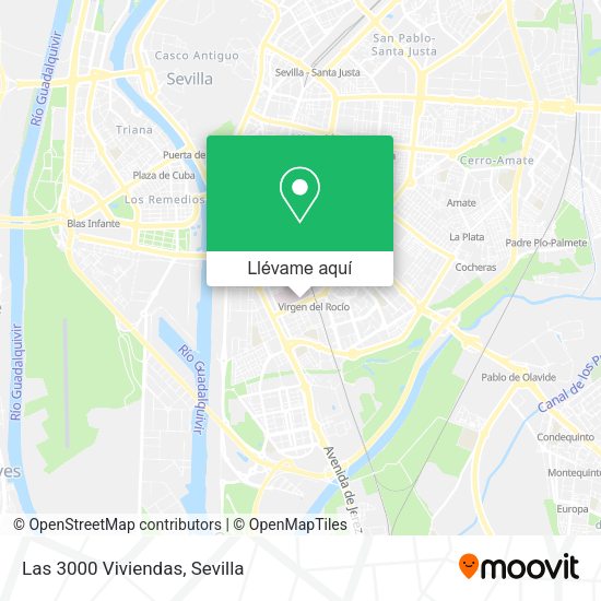 Mapa Las 3000 Viviendas