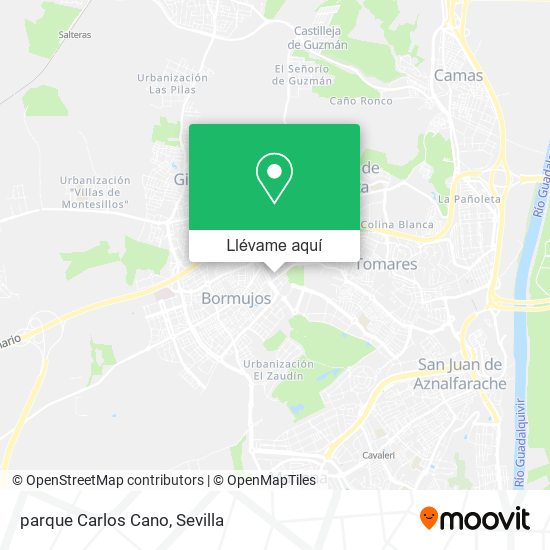 Mapa parque Carlos Cano